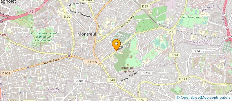 localisation de l'entreprise MONSIEUR JESSE EATON à MONTREUIL