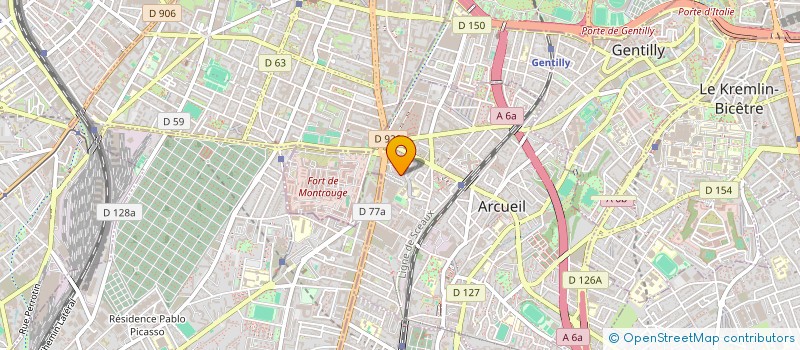 localisation de l'entreprise MONSIEUR JESSE ESSOMBE  ARCUEIL