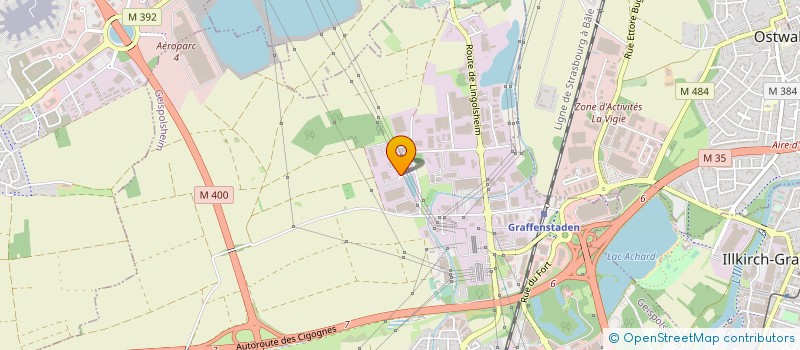 localisation de l'entreprise MONSIEUR JESSE GEORGE  GEISPOLSHEIM