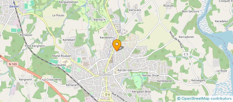 localisation de l'entreprise MONSIEUR JESSE GRENON  QUEVEN