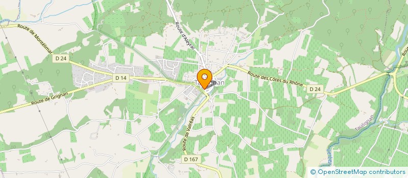 localisation de l'entreprise MONSIEUR JESSE LAGIER  TAULIGNAN