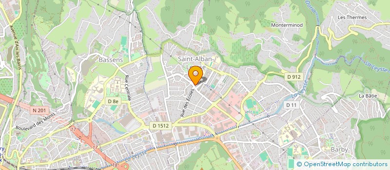 localisation de l'entreprise MONSIEUR JESSE MARQUES  SAINT-ALBAN-LEYSSE