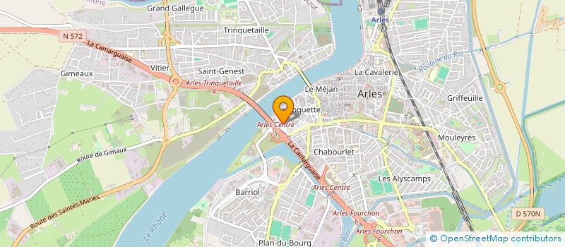 localisation de l'entreprise MONSIEUR JESSE ROMAN  ARLES