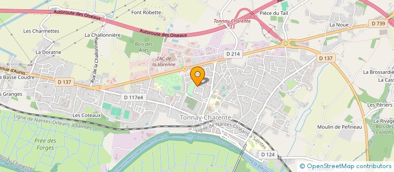localisation de l'entreprise MONSIEUR JESSE VARANCEAU à TONNAY CHARENTE