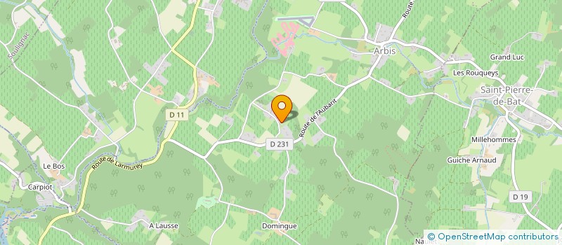 localisation de l'entreprise MONSIEUR JESSE VINCENT  PORTE-DE-BENAUGE