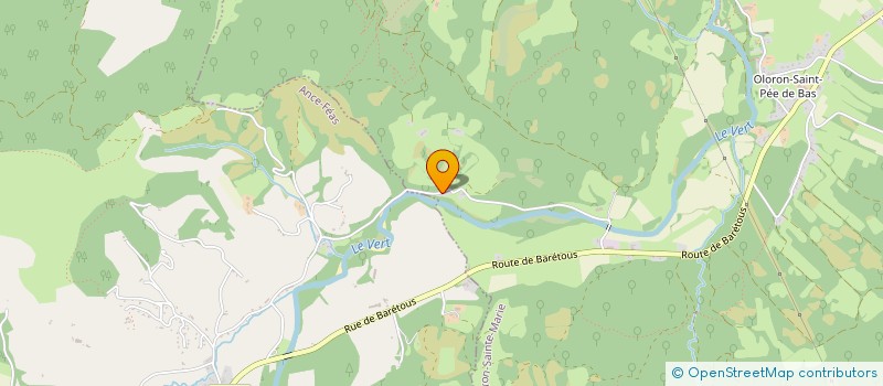 localisation de l'entreprise MONSIEUR JESSI LAVARDEZ  OLORON-SAINTE-MARIE