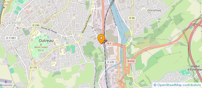 localisation de l'entreprise MONSIEUR JESSI LEDOUX  OUTREAU