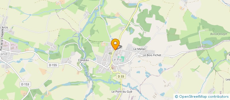 localisation de l'entreprise MONSIEUR JESSIE DE OLIVEIRA à LE PIN