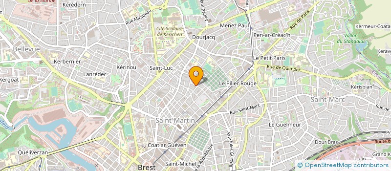 localisation de l'entreprise MONSIEUR JESSIE FAUVEAU  MILIZAC-GUIPRONVEL