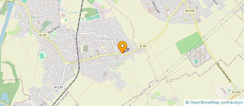 localisation de l'entreprise MONSIEUR JESSIE FIEVET  PROVIN