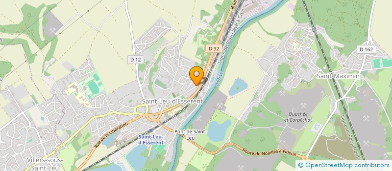 localisation de l'entreprise MONSIEUR JESSIE KAKOZI WACHWA  SAINT-LEU-D'ESSERENT
