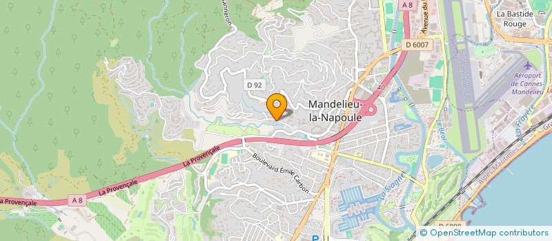 localisation de l'entreprise MONSIEUR JESSIM BEN NASR  MANDELIEU-LA-NAPOULE