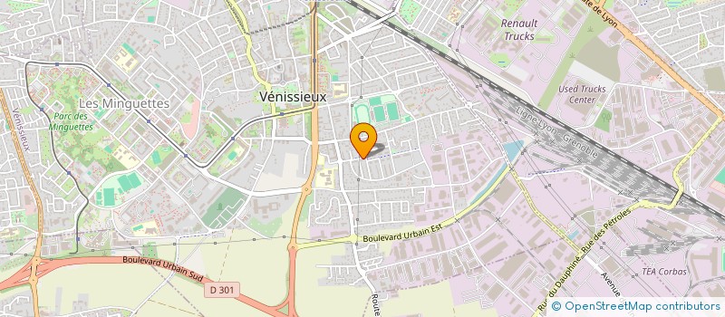 localisation de l'entreprise MONSIEUR JESSIM CHOUGUI  VENISSIEUX