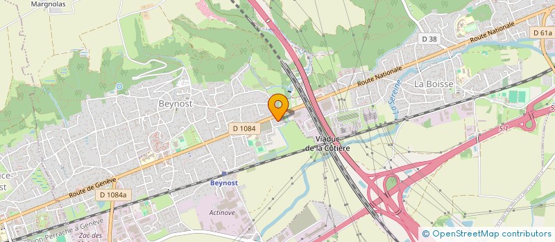 localisation de l'entreprise MONSIEUR JESSIM OMAR  BEYNOST