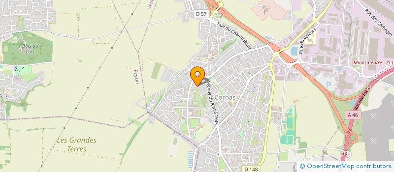 localisation de l'entreprise MONSIEUR JESSIM RIZOUG ZEGHLACHE  CORBAS