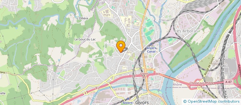 localisation de l'entreprise MONSIEUR JESSIM TOUATI  GIVORS