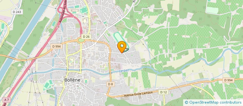 localisation de l'entreprise MONSIEUR JESSON COLLARD  BOLLENE