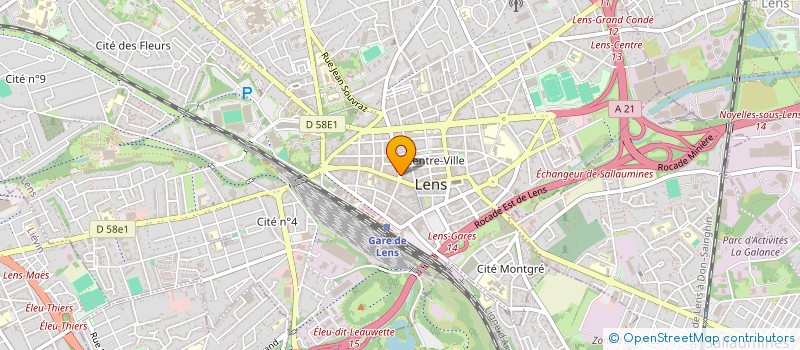 localisation de l'entreprise MONSIEUR JESSON VALLEZ  LENS