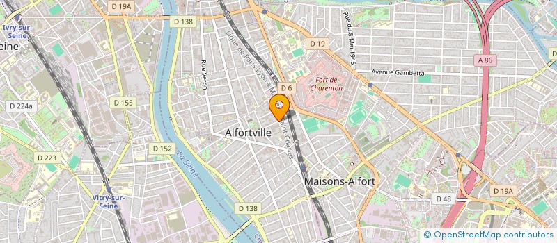 localisation de l'entreprise MONSIEUR JESSY AMANI  ALFORTVILLE