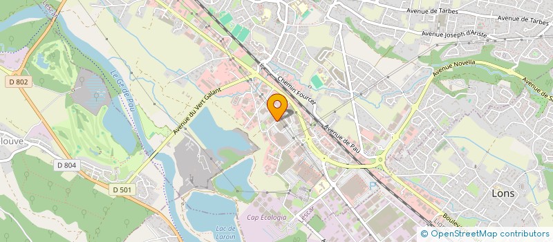 localisation de l'entreprise MONSIEUR JESSY ANTOINE ESCOS  LESCAR