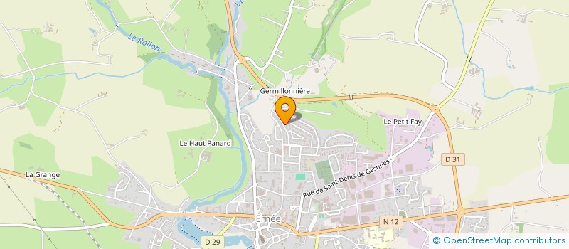 localisation de l'entreprise MONSIEUR JESSY AUFFRAY  ERNEE