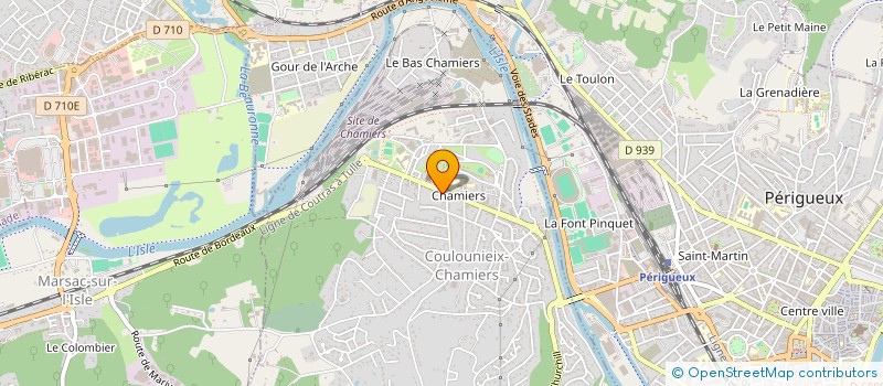 localisation de l'entreprise MONSIEUR JESSY BAPTISTE  COULOUNIEIX-CHAMIERS