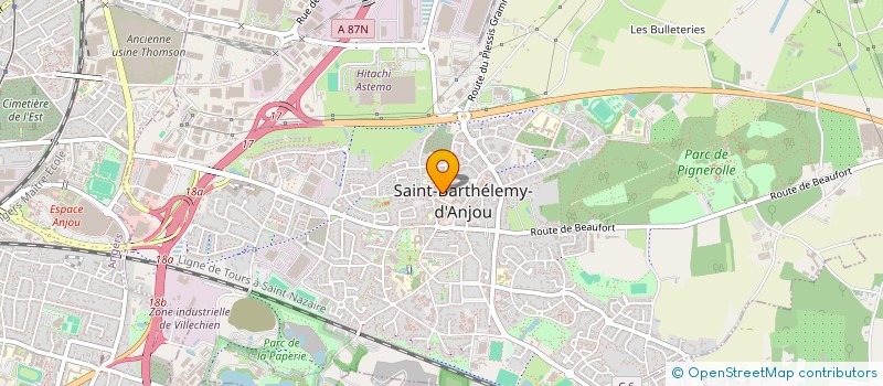 localisation de l'entreprise MONSIEUR JESSY BARRI  SAINT-BARTHELEMY-D ANJOU