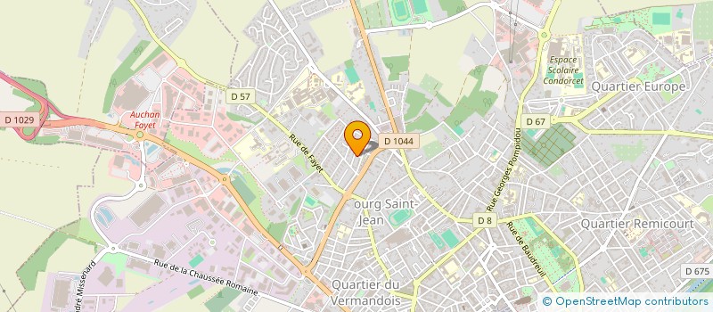 localisation de l'entreprise MONSIEUR JESSY BELAMIRI à SAINT-QUENTIN