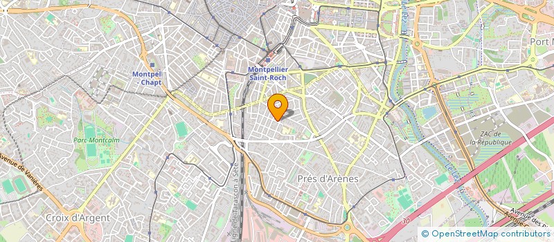 localisation de l'entreprise MONSIEUR JESSY BENNOUF à MONTPELLIER