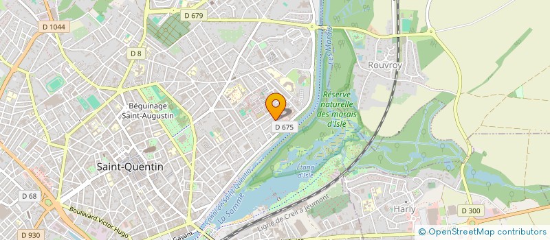 localisation de l'entreprise MONSIEUR JESSY BERTON à SAINT-QUENTIN