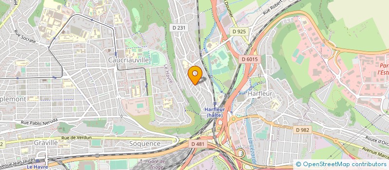 localisation de l'entreprise MONSIEUR JESSY BLANCHARD  HARFLEUR