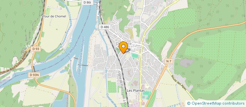 localisation de l'entreprise MONSIEUR JESSY BOUMENDIL  DONZERE