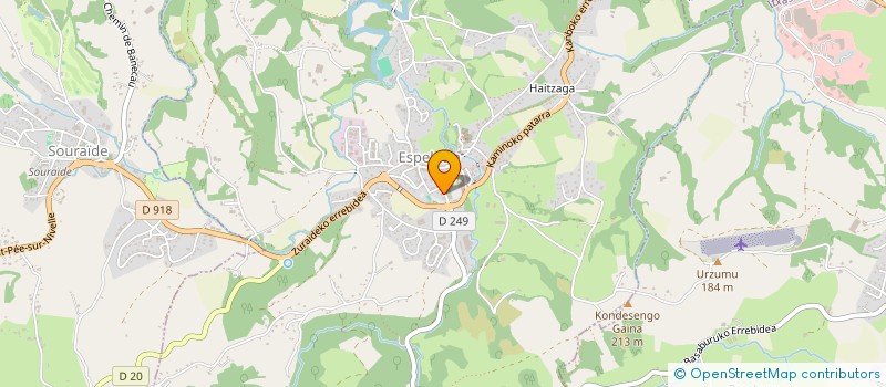 localisation de l'entreprise MONSIEUR JESSY BOURE  ESPELETTE