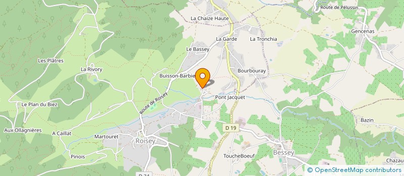 localisation de l'entreprise MONSIEUR JESSY BOURGOGNE  ROISEY