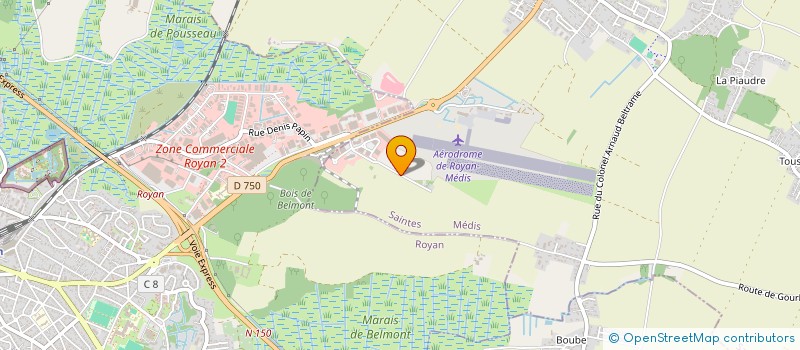 localisation de l'entreprise MONSIEUR JESSY BOUSSIRON  MEDIS