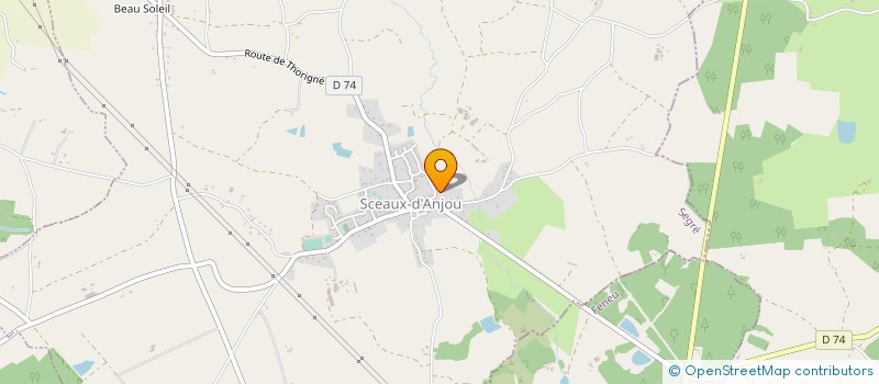 localisation de l'entreprise MONSIEUR JESSY BROCHARD  SCEAUX-D'ANJOU