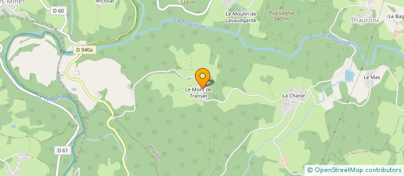 localisation de l'entreprise MONSIEUR JESSY BRUN à THAURON