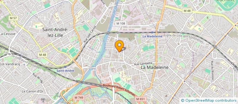 localisation de l'entreprise MONSIEUR JESSY CAPPELLE à LA MADELEINE