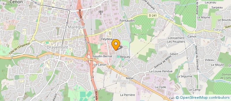 localisation de l'entreprise MONSIEUR JESSY CHADEAU  ARTIGUES-PRES-BORDEAUX