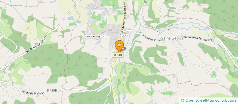 localisation de l'entreprise MONSIEUR JESSY CHENAVAS  SAINT-GEOIRS