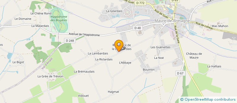 localisation de l'entreprise MONSIEUR JESSY CORBEAU  VAL D'ANAST