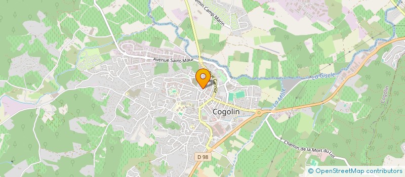 localisation de l'entreprise MONSIEUR JESSY DARRAS à COGOLIN