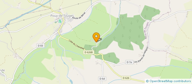 localisation de l'entreprise MONSIEUR JESSY DORAT à POUY-DE-TOUGES