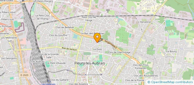 localisation de l'entreprise MONSIEUR JESSY DOS SANTOS  FLEURY-LES-AUBRAIS