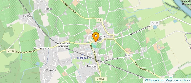 localisation de l'entreprise MONSIEUR JESSY DUVIGNAU  MARGAUX-CANTENAC