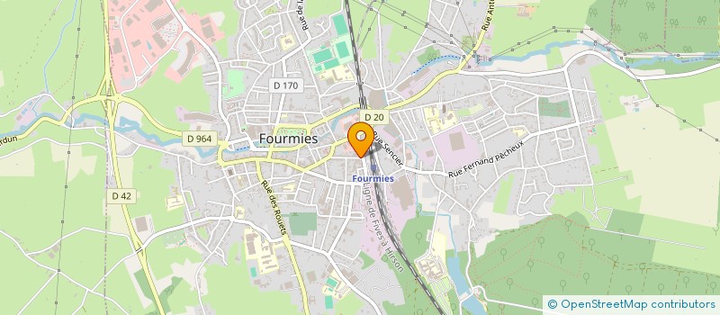 localisation de l'entreprise MONSIEUR JESSY FAES à FOURMIES