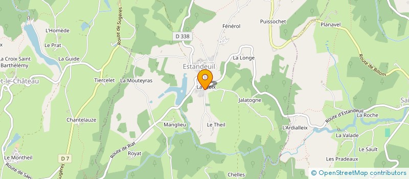 localisation de l'entreprise MONSIEUR JESSY FAURE  ESTANDEUIL