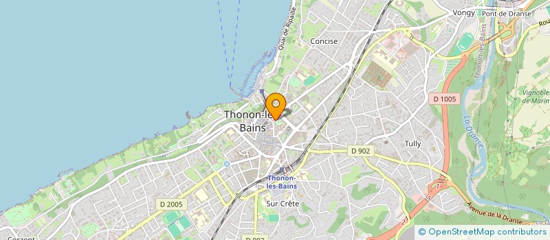 localisation de l'entreprise MONSIEUR JESSY FERREIRA à THONON-LES-BAINS