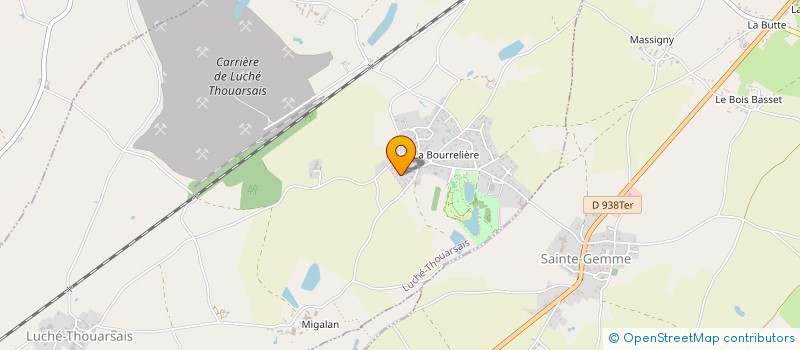 localisation de l'entreprise MONSIEUR JESSY FOLZANT  LUCHE-THOUARSAIS