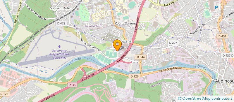 localisation de l'entreprise MONSIEUR JESSY FROSSARD  ARBOUANS